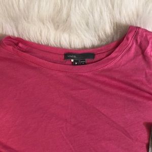 Pink size M •VINCE• Cotton tee